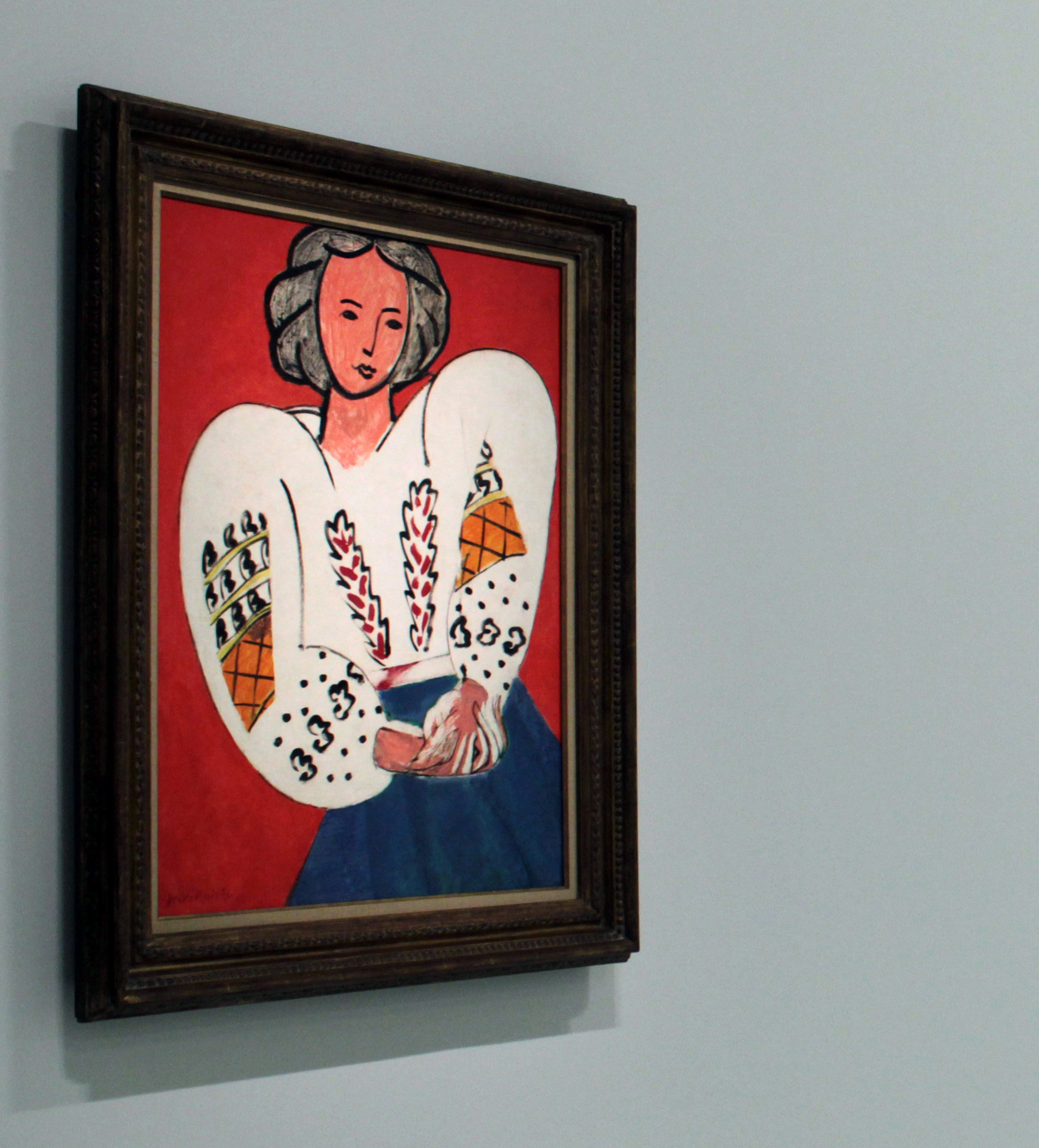 La blouse roumaine, Henri Matisse (1940). Ia românească a inspirat creatori de modă și pictori din întreaga lume, Romani de Centenar, o campanie Q Magazine by Floriana Jucan